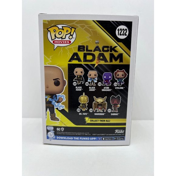Funko Pop Movies - Black Adam - Black Adam Lightning (#1232, New) - Picture 5 of 8